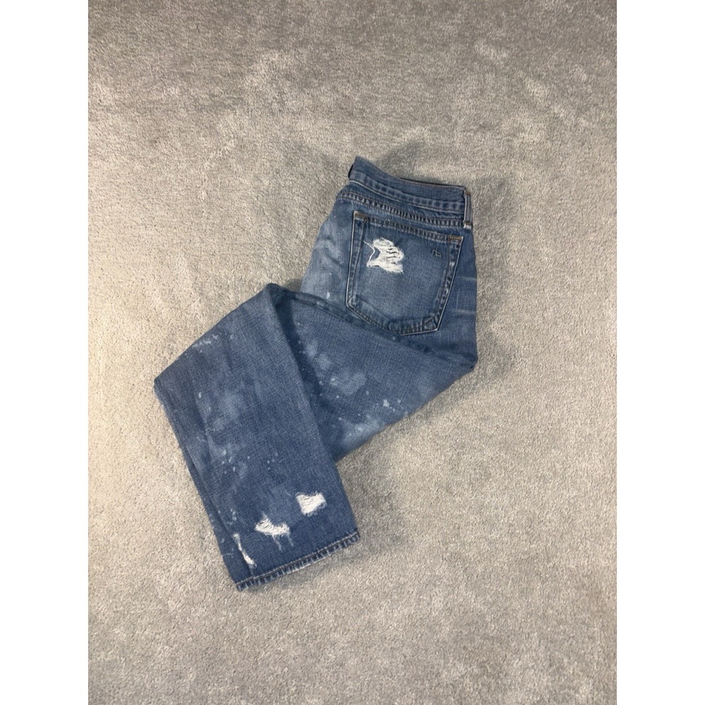 rag‎ bone boyfriend jeans distressed loose relaxed fit beacon 27
